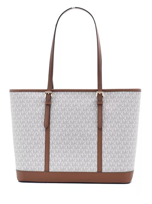 JET SET TRAVEL LG TZ SHLDR TOTE MICHAEL KORS | 35T0GTVT3V/VANILLA